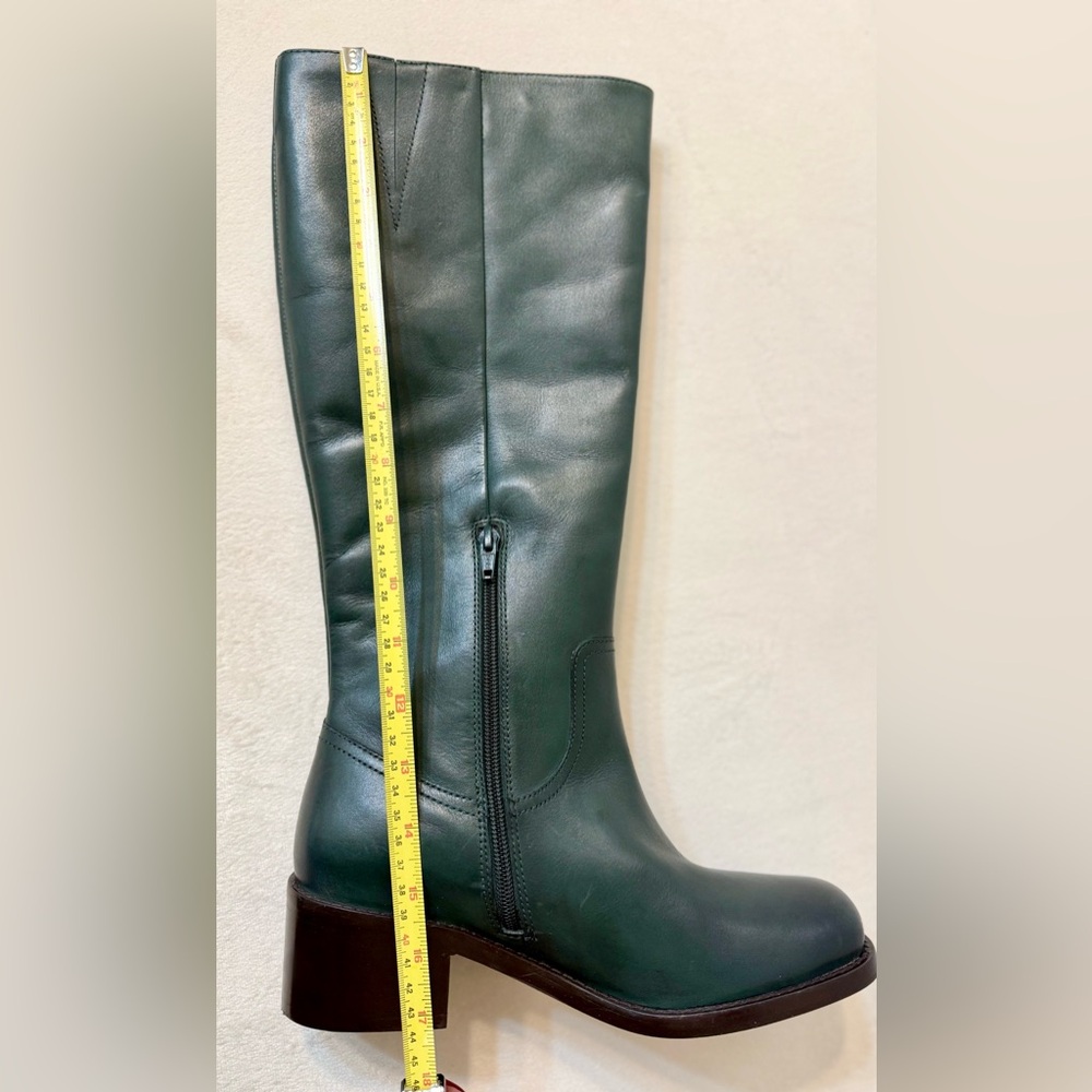NWT Anthropologie Seychelles Sand In My Boots Dark Emerald Size 8.5 - Picture 13 of 16